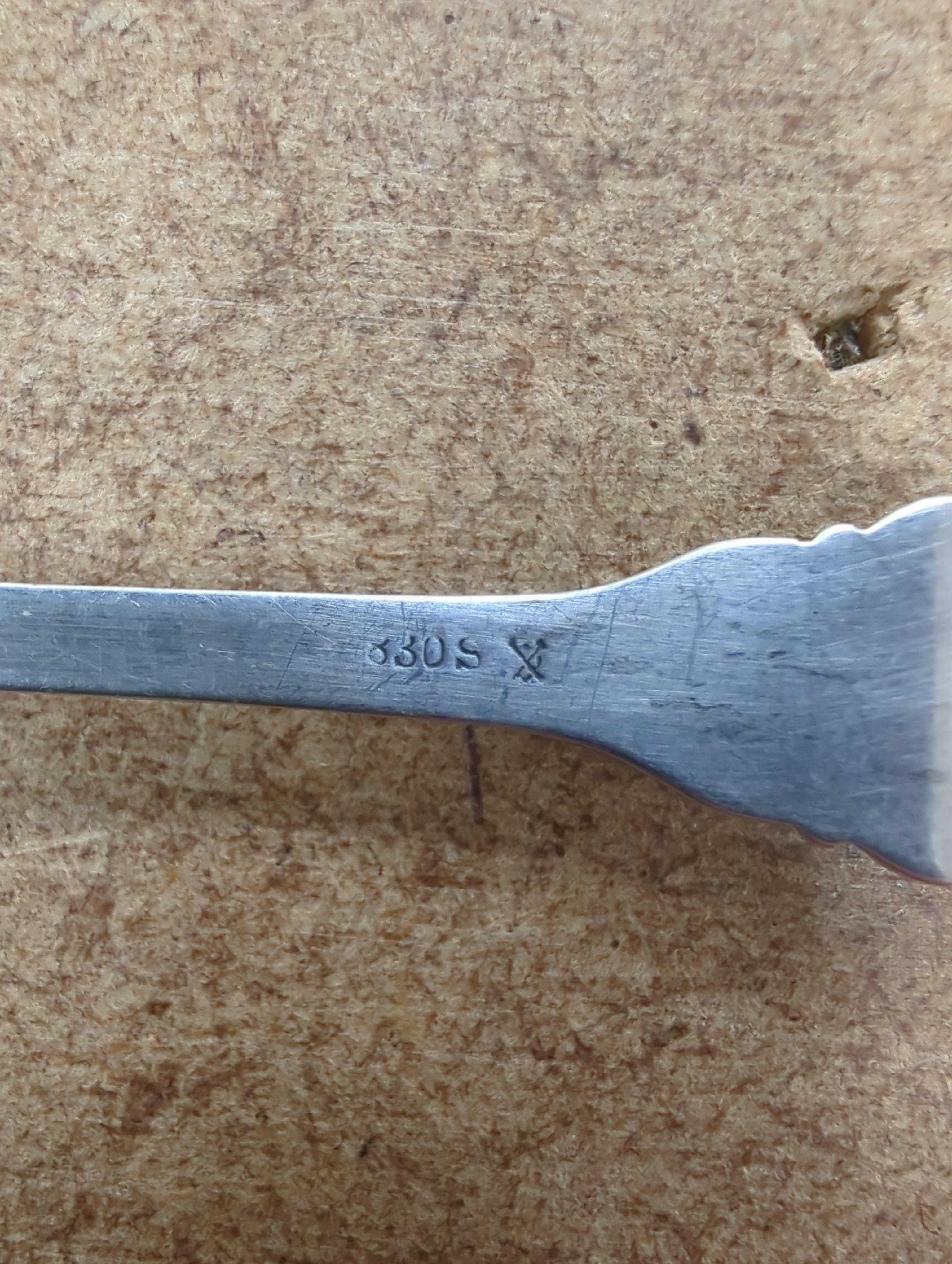 A Roald Amundsen commemorative .830 silver spoon, circa 1911, and five other commemorative spoons, of which four are silver including; Royal Military College, Small Arms School, Royal Army Service Corps, The Kensingtons